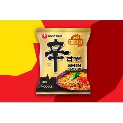 Nongshim Shin Ramyun instantní nudlová polévka s příchutí pálivého kuřete 120 g – Zbozi.Blesk.cz