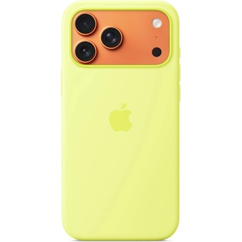Image 1 of Apple iPhone 17 Pro Max MagSafe Silicone case neon yellow (MGFM4ZM/A)