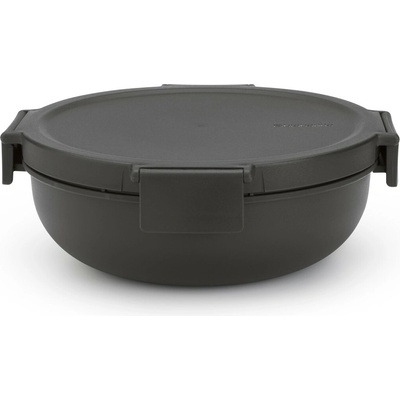 Brabantia Miska na obed MAKE & TAKE 1,3 l, tmavo šedá