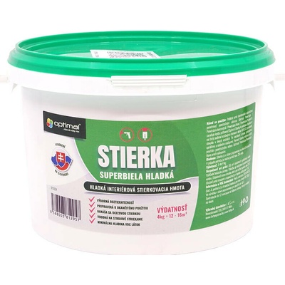 Optimal Stierka 4kg - hladká stierková hmota