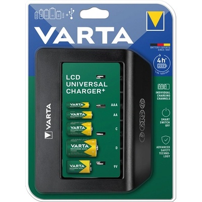 VARTA Зарядно устройство за батерии VARTA LCD Universal 57688101401 (57688101401)