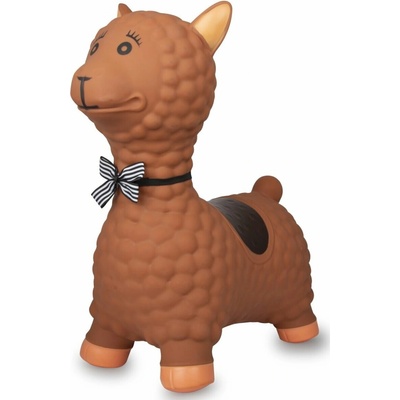 Jamara Nafukovací hopsací lama hnědá