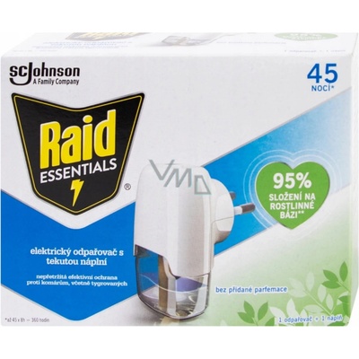 Raid Essentials Elektrický odpařovač 1 ks s tekutou náplní 27 ml