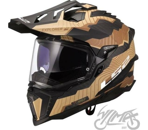 LS2 MX701 Explorer Carbon TRICK