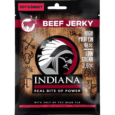 INDIANA Jerky hovězí, Hot & Sweet, 25g