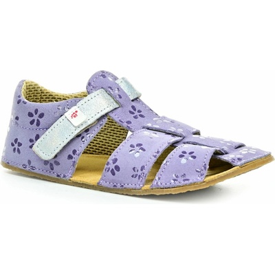 EF kvety barefoot sandále fialové