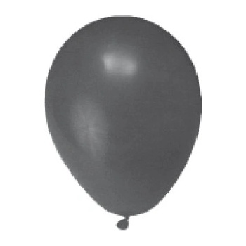 Wimex Nafukovací balónek černý Ø25cm `M`