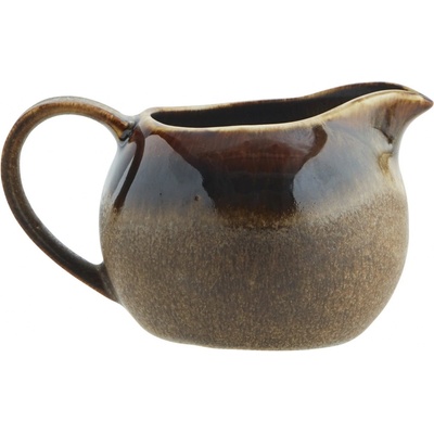 MADAM STOLTZ Kameninový džbánik na mlieko Brown 300 ml