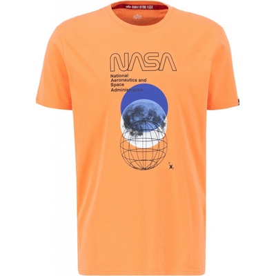 Alpha Industries triko NASA Orbit tangerine