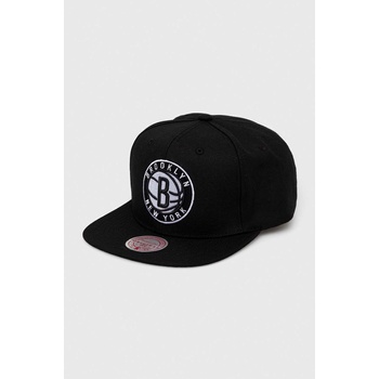 Mitchell&Ness Шапка с козирка Mitchell&Ness Brooklyn Nets в черно с апликация (HHSS5341.BNEYYPPPBLC)