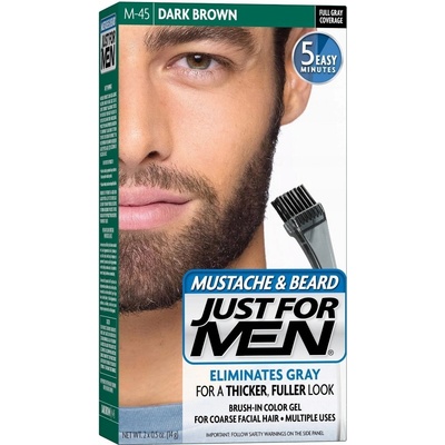 Just For Men Bart Moustache and Beard M-45 farbiaci gél na fúzy a fúzy 60 ml