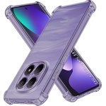 Techsuit Калъф за Xiaomi Redmi Note 15 5G / Note 15 4G / Poco M8 5G - Shockproof Clear Silicone - Techsuit - Черен дим (KF2362499)