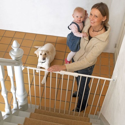BabyDan zábrana Premier 73-80 cm biela