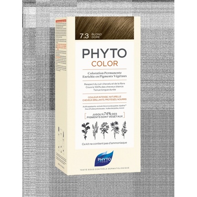 PhytoColor – barva na vlasy 7.3 Zlatá blond bez amoniaku