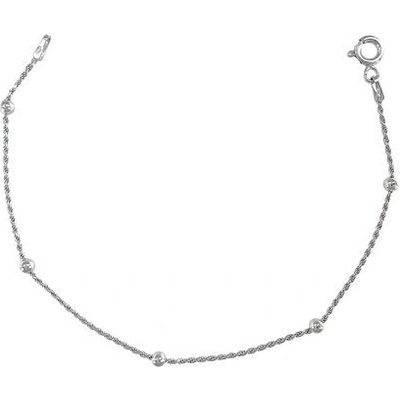 INFINITYSILVER Strieborný náramok valis s guľôčkami 1201025B19