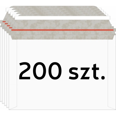 Kancelářská obálka TechPack C4 bez okénka bílá 200 ks.