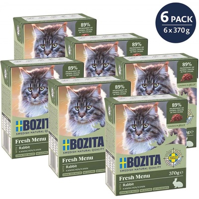 Bozita Cat kousky jelly králík 6 x 370 g