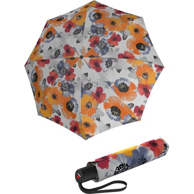 Knirps A 200 Medium Duomatic Poppy elegantný plnoautomatický dáždnik