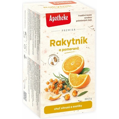 Apotheke Rakytník a pomeranč 20 x 2 g