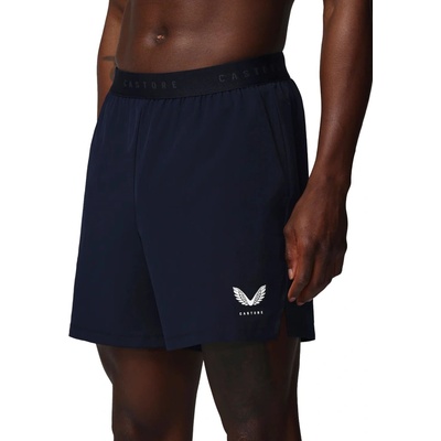 CASTORE 7 BRANDED ELASTIC SHORTS Tmavě modrá Stříbrná