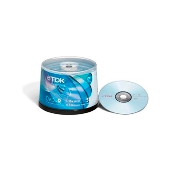 TDK DVD-R 4,7GB 16x, 50ks (T19417)