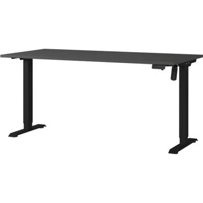 Sconto Písací stôl NORDA grafitová, šírka 160 cm 71 x 160 x 80