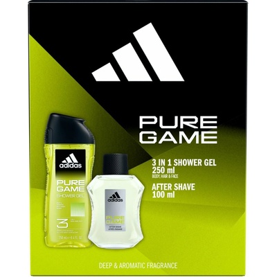 Adidas Pure Game AFS voda po holení 100 ml + sprchový gél 250 ml