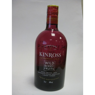 Kinross Wild Berry Fruits Gin 40% 0,7 l (holá láhev)