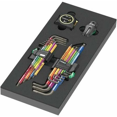 Wera 150140 Zástrčné klíče v pěnové vložce typ 9740 Set 1