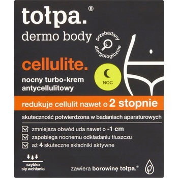 Tołpa Dermo Body Cellulite noční krém proti celulitidě 250 ml