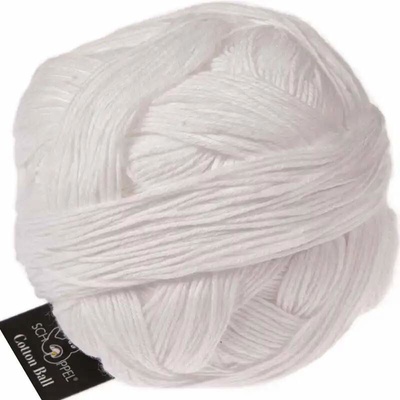 Schoppel Wolle Cotton ball 990 Weiß