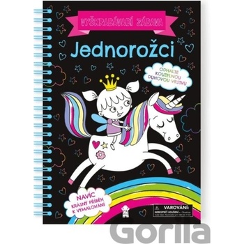 Vyškrabávací obrázky Vyškrabávací zábava Jednorožci