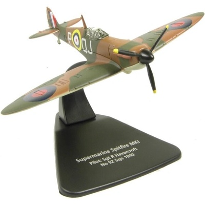 Oxford Spitfire Mk I RAF No.92 Sqn N3249 Ralph Havercroft RAF Pembrey Wales Battle of Britain 1940 1:72