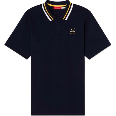 CCM Stripe Polo námornícka modrá