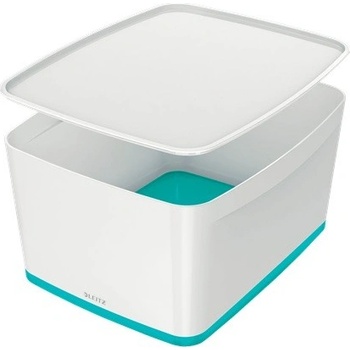 Leitz MyBox s víkem velikost L bílá/ledově modrá 52161051