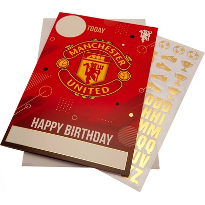 Fan-shop Blahopřání MANCHESTER UNITED Stickers