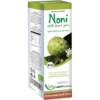 Abo Pharma Noni 100% Био сок от нони, 330 ml, Abo Pharma (10011106)
