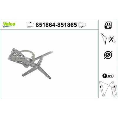 Zvedací zařízení oken VALEO 851865