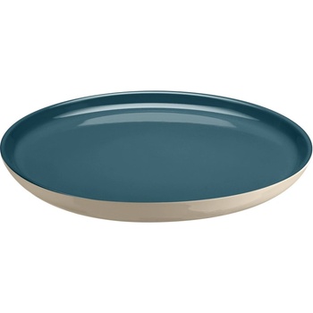 Emile Henry Керамична чиния Ø 28 - цвят синьо-зелен / екрю (eh 8928-b9)