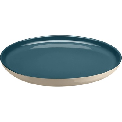 Emile Henry Керамична чиния Ø 28 - цвят синьо-зелен / екрю (eh 8928-b9)
