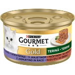 Purina GOURMET GOLD Pazzetti in Pâté - Месни хапки в пастет с агне и патица (85 г)