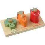 Orange Tree Toys Дървен пъзел - броене на зеленчуци - Spring Garden (OTT12138)