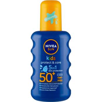 Nivea Sun Kid's Protect&Care цветен спрей 50+
