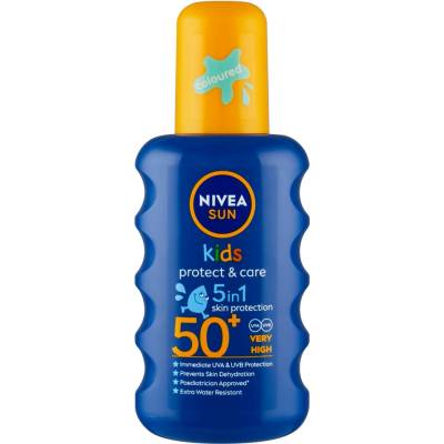 Nivea Sun Kid's Protect&Care цветен спрей 50+