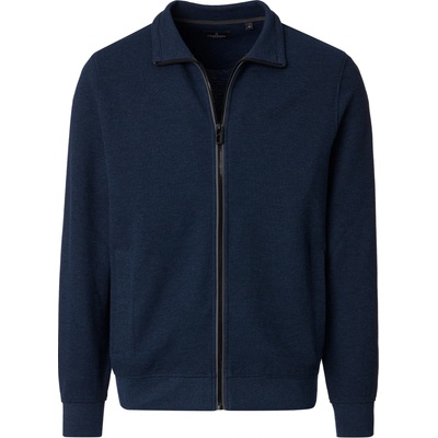 Casa Moda mikina na zips tmavomodrá