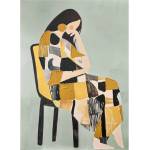 Styler Картина с ръчно изрисувани елементи 70x100 cm Penelope - Styler (CA-15818)