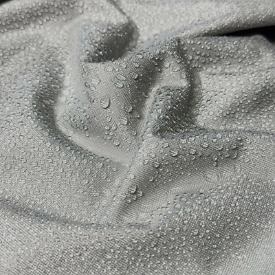 Vodoodpudivá látka Oxford s PU zátěrem, 200 g/m², šíře 160 cm, světle šedá