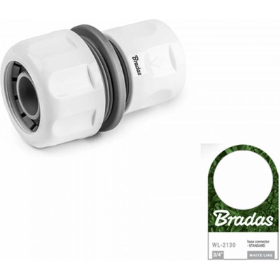 Bradas 3/4 цола бърза връзка за маркуч Bradas от серия WHITE LINE