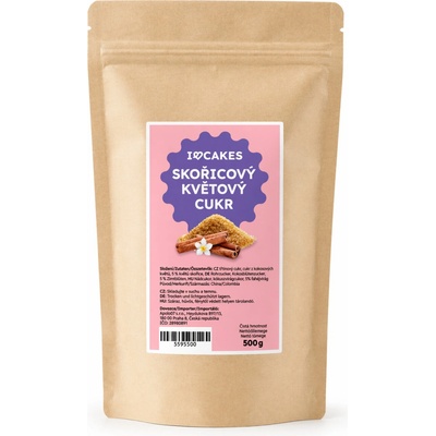 I LOVE CAKES Skořicový květový cukr 100g