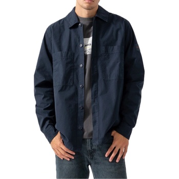 HUGO BOSS Риза с дълъг ръкав Boss Men's Locky M Long Sleeve Oxford Shirt - Dark Blue
